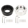 Steering Wheel Adapter Plate 70mm Steering Wheel Hub Adapter for 13 14 Inch Steering Wheels for Logitech G29 G920 G923 for Momo