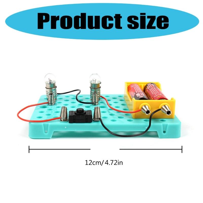 Educational Circuit Experiment Set Hands On Assembly Series and Parallel Circuits Components for Teaching Demonstration