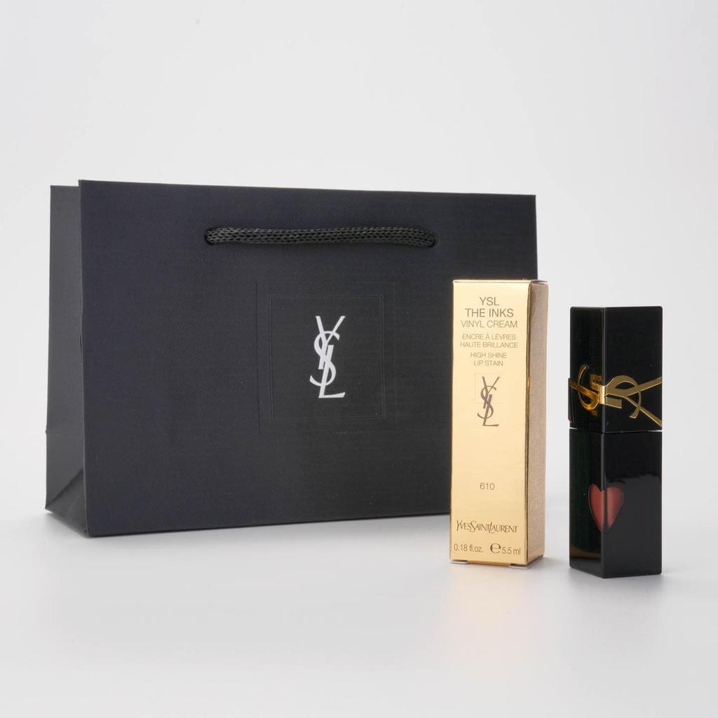 [Domestic Authentic Product] Yves Saint Laurent The Inks Vinyl Cream (#610 Nude Champion) 5.5ml Lipstick, Department Store Cosmetics, Gift, Comes with