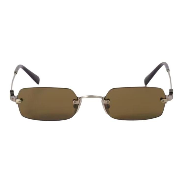 

Miu Miu Logo Rectangle Sunglasses Women sunglasses Antique-Gold SMUB50_E26C_FE09Z_C_052 Eyeglass Case/Pouch+Box,50