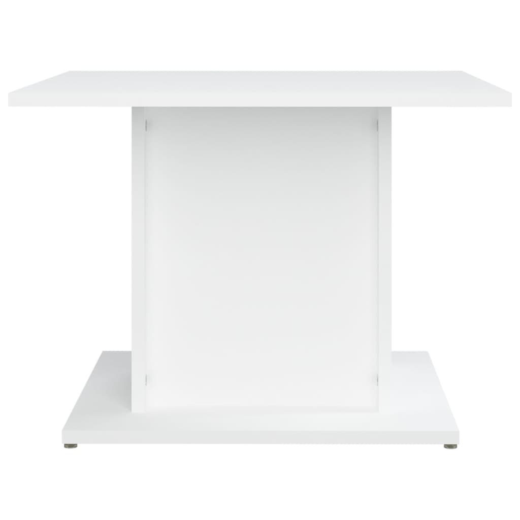 White Coffee Table 55.5 x 55.5 x 40 cm Particleboard