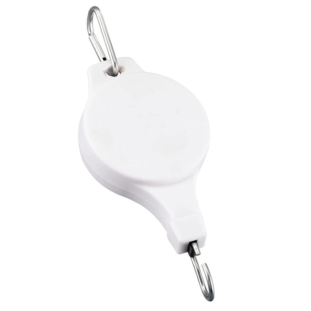 1Pcs Plant Hook Pulley, Retractable Plant Hanger Easy Reach Hanging Flower Basket for Garden Baskets Pots and Birds Feeder