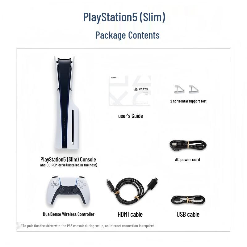 Sony PlayStation 5 Slim Disc Version Console (CN version)