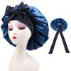 Double Layer Hair Cap For Sleeping Bonnets For Women Round Haircare Women Headwear Night Hat Reversible Head Cover