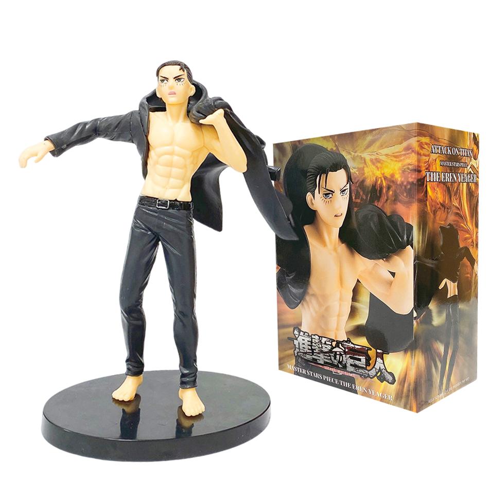 Anime Attack On Titan Figure Eren Jaeger/Levi Giant Ver. Action Figure Collectible Model Figure ToysHandmade Ornaments Gift