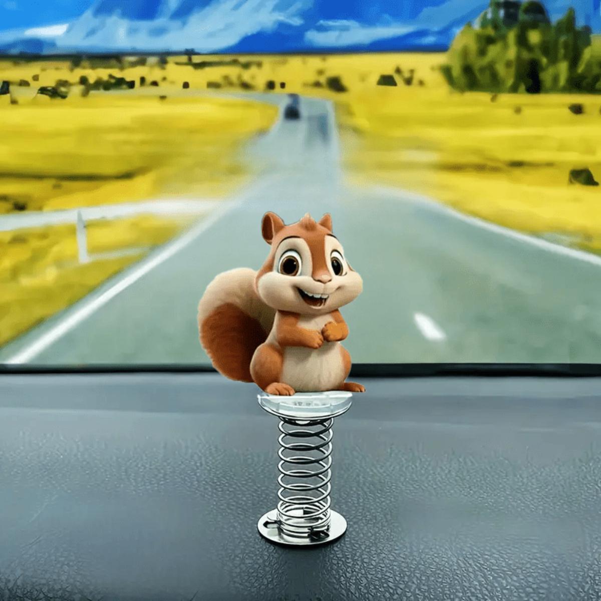 

Happy Squirrel Acrylic Swing Charm 2D, Car Bike Desk Decor, Perfect Gift for Holiday Fall Home Decoratio 1