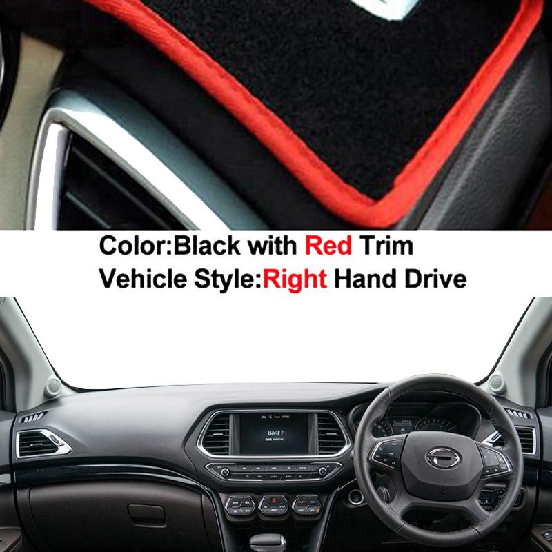 Auto-Armaturenbrettabdeckung für GAC Trumpchi GS4 2015 2016 2017 Mittelkonsolenschutz Teppich Armaturenbrettmatte Sonnenschutz Zubehör