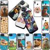 Cartoon Capybaras Phone Cover Soft Case for Motorola Moto G86 G57 E14 E15 G14 G34 G35 G84 G24 A54 G15 Power E22 Casing