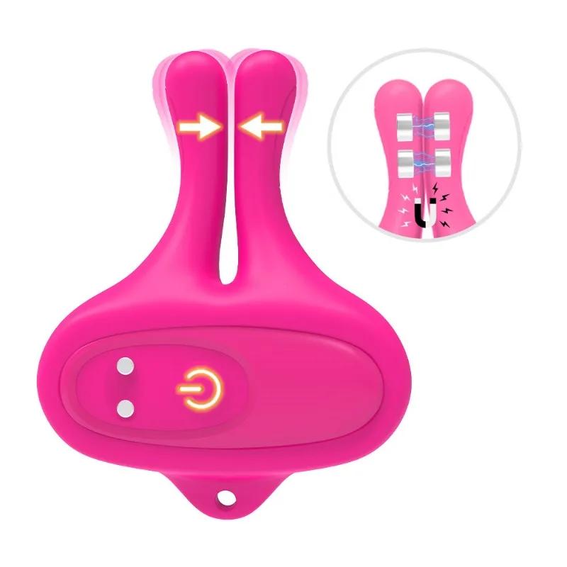 Vibrating Nipple Clamps Vibrator 9 Vibration Modes Magnetic Nipple Stimulation  Adult Sex Toys for Women Couples Pleasure
