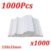 100-1000Pcs White Paper Lollipop Sticks Solid Core Cake Pop Stick For Kitchen Baking Bar Home Party Diy Chocolate Sugar Candy
