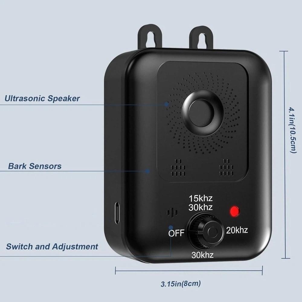 Intelligent Dog Anti Barking Devices Rechargeable Long Battery Life Ultrasonic Dog Stop Waterproof Dog Repeller Noise Prevention