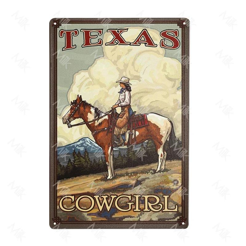 God Bless Texas Retro Tin Sign Vintage Texas State Flag Metal Sign Texans Lone Star Wall Decor Shop Mural Bathroom Sign 12x8in