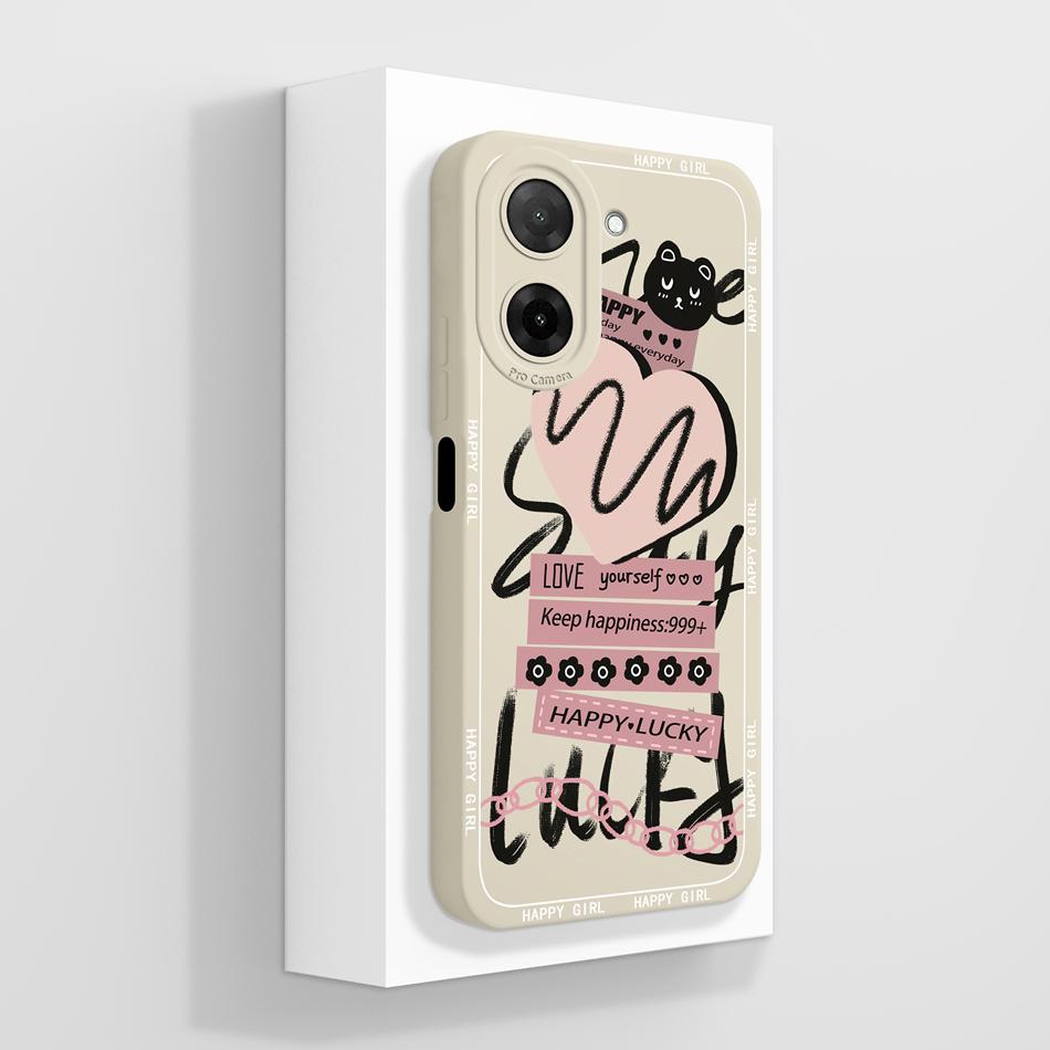 Phone Case For Redmi A5 4G Cute Creative Full Protection Funda For RedmiA5 Soft Liquid Silicone Lightweight Anti Slip Shell Capa