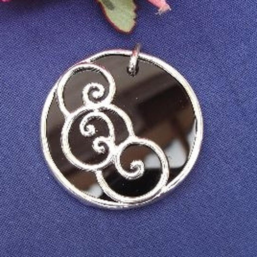 Les Trésors De Lily [B9591] - Silver 'Obao' Onyx Pendant