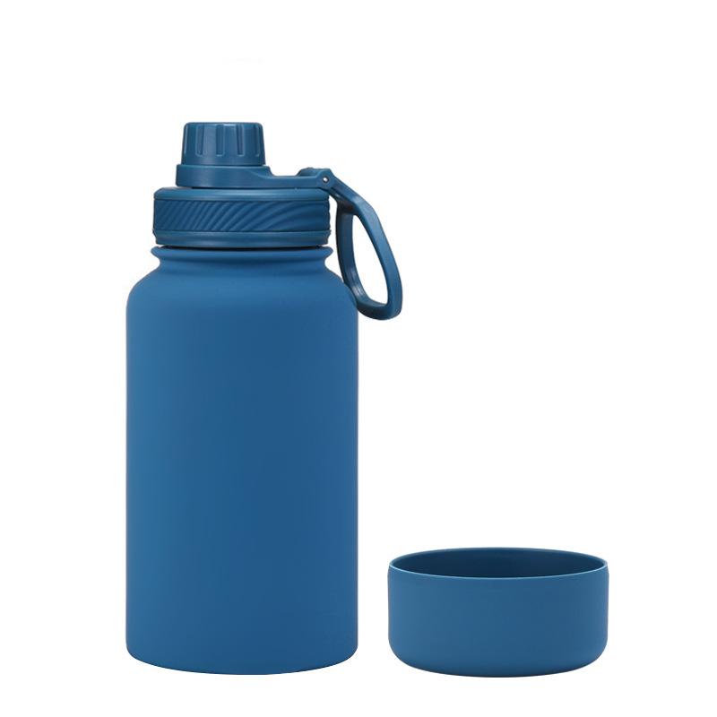 650Ml Stainless Steel Thermos Cup Non-Slip Outdoor Portable Water Cup Simple Wide Mouth Sports Kettle