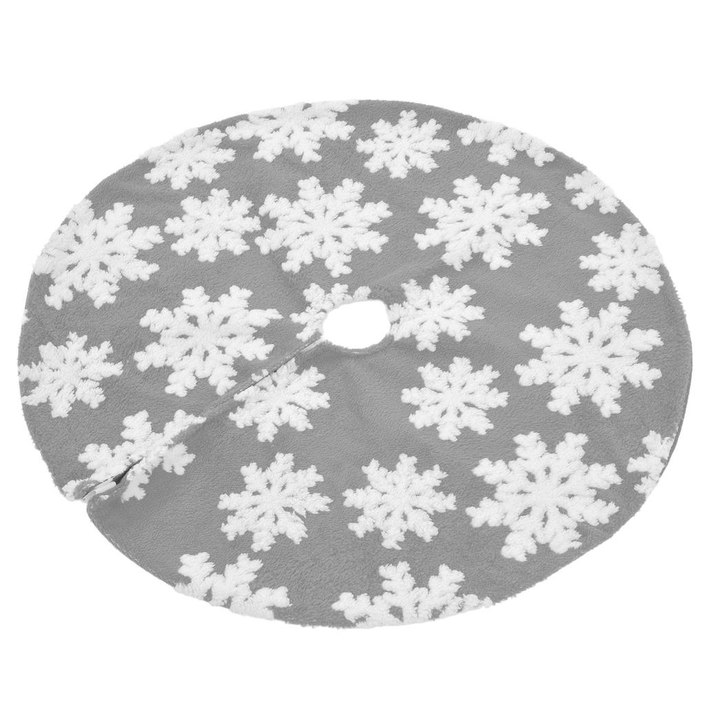 Julgransmatta Söta Snöflingemönster Återanvänd Vacker Praktisk Julgransdekorationer
