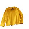 Children's Single Top Clothes for Boys and Girls Baby Long-sleeved Turtleneck Bottoming Shirt Autumn and Winter Trendy Wholesale