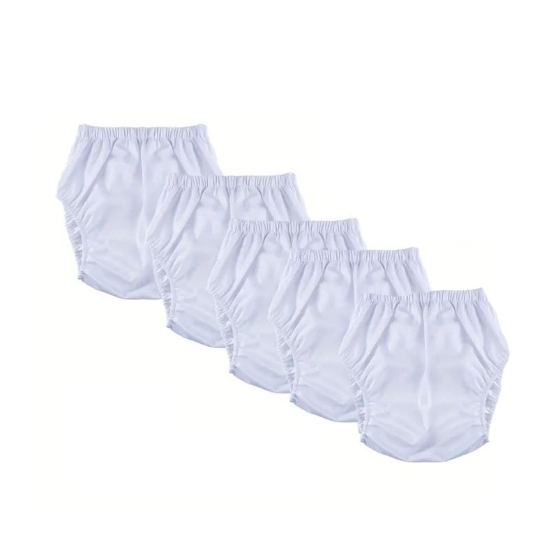 Pantaloni per Incontinenza Adulti 5 Pezzi Resistenti all'Acqua Copri Pannolino Riutilizzabile Mutandine a Tenuta Stagna Biancheria Intima Speciale Slip