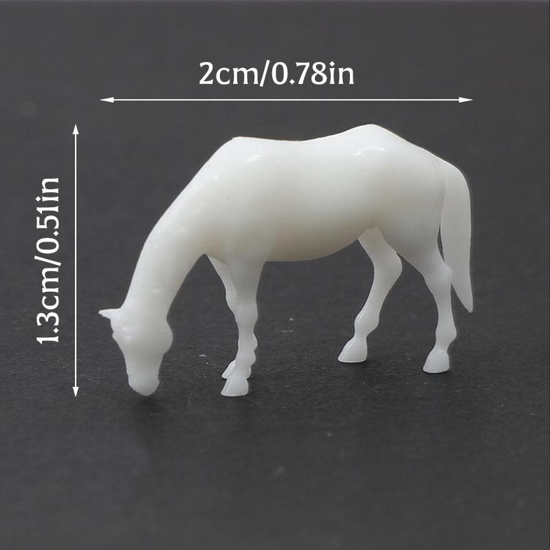 

3D-печатная статуэтка коровы, овцы, лошади, Будды, лося - Креативное настольное украшение, подарок на праздники 30 pcs
