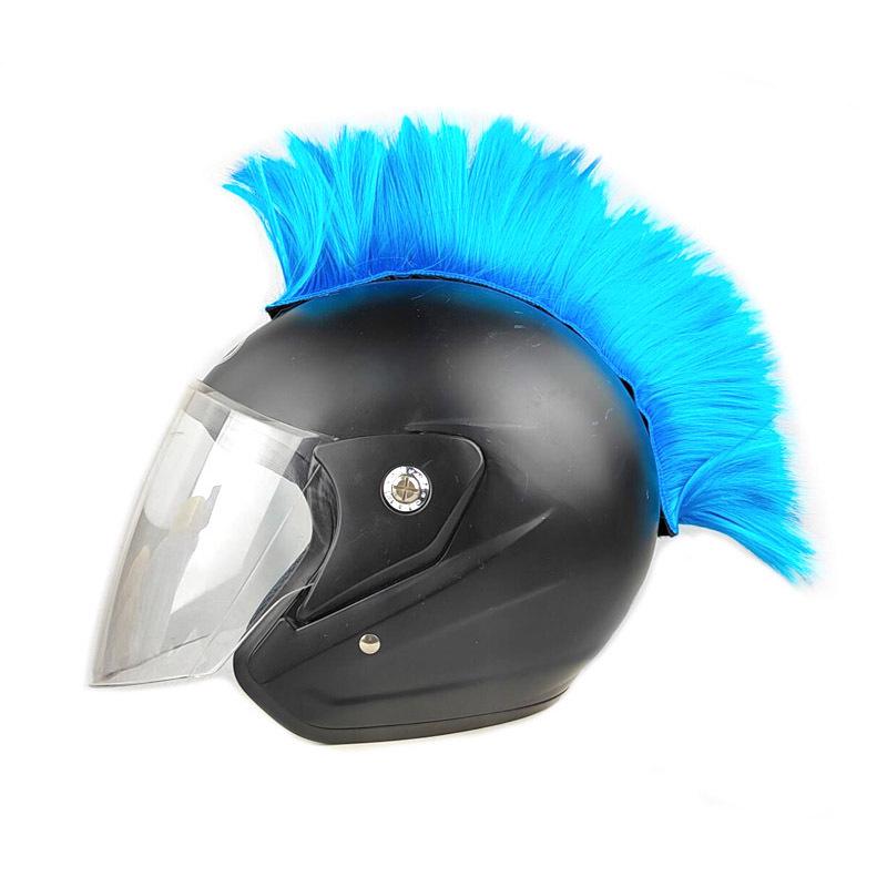 Rooster Comb Helmet Wig - Funny Motorcycle Decoration & Prank Prop