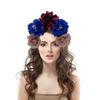 Witch Skull Dark Flower Headwear Party Sexy Headband Devil Skull Animation Hair Hoop for Live Show Role Play