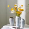 Minimalist Kiln-Fired Ceramic Vase: Home Living Room Decor for Fresh or Dried Flowers