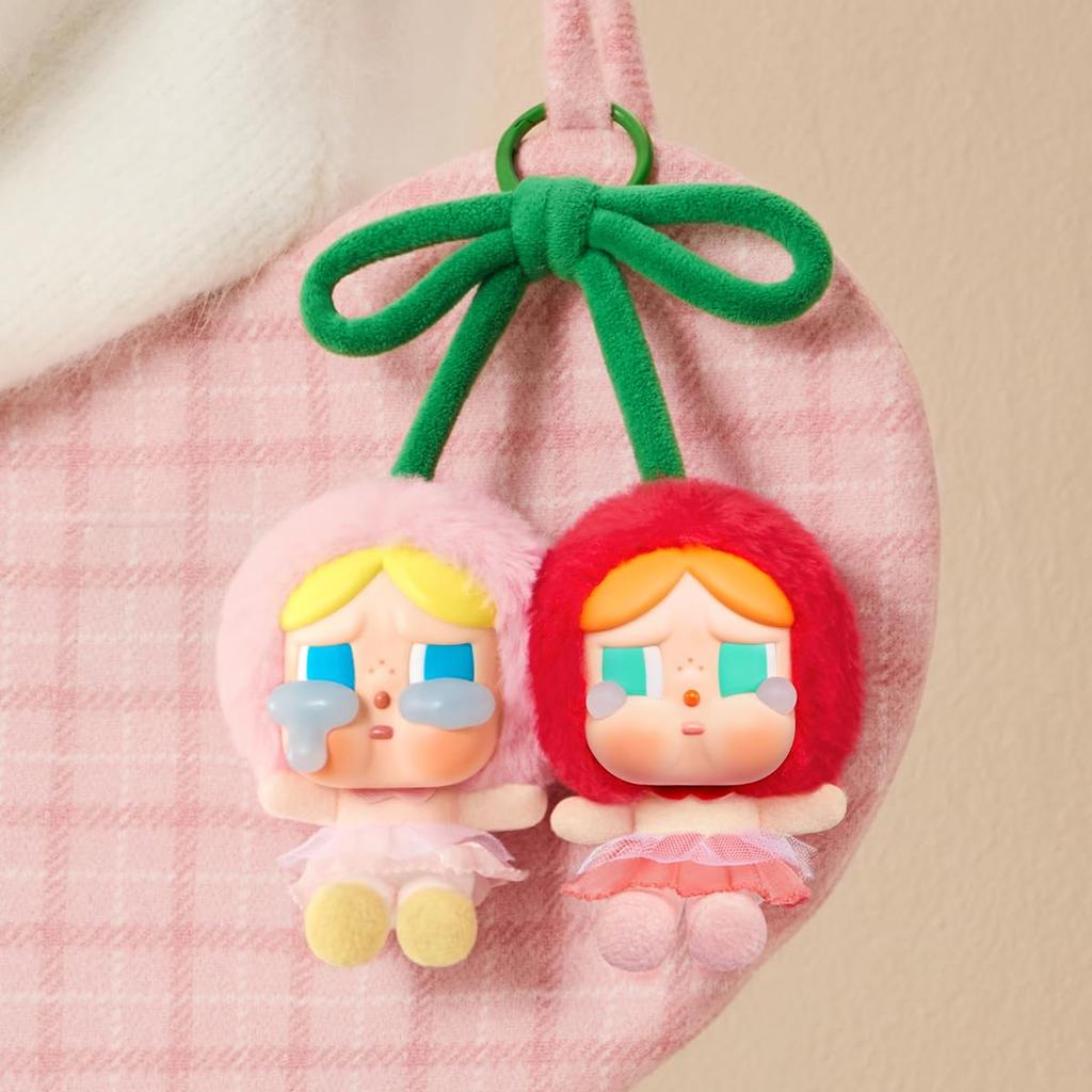 POP MART CRYBABY Crying For Love Plush Pendant Love You Cherry Much