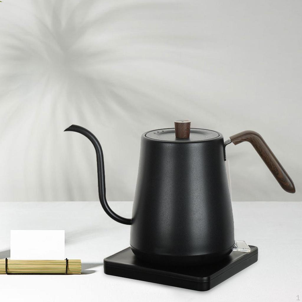 Gooseneck Electric Kettle Auto Shut Off Easy Clean Water Boiler Pour Over for Coffee Tea