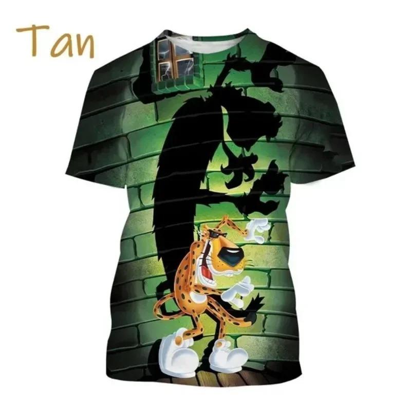 

Y2k Top Cheetos Crunchy Food 3d Print T-shirts Fashion Crew Neck Hip Hop Cool XXS
