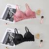 Young Girl Lace Gathered Push-Up Bra Set - Wire-Free + Single Piece Option