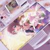 Natsuiro Matsuri Niedliches Mauspads Laptop Groß Hololive Tastatur Spielmatte PC Kawaii Anime Mädchen Mauspads XXL Spielschrank Schreibtischmatte