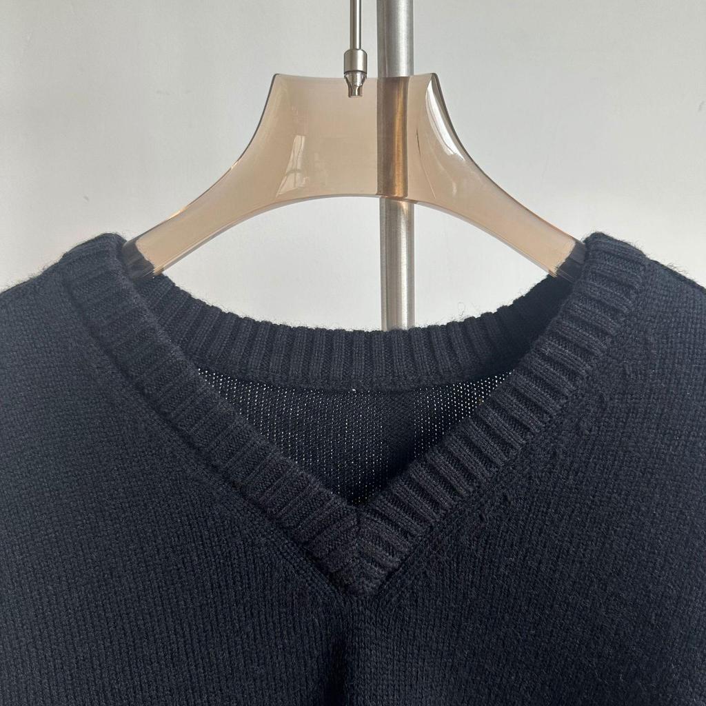 Women's High-Quality Thick Wool Round Neck Loose Fit Sweater