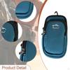 Rucksack Handyhalter Zubehörtasche für Radfahren Trekking Wandern