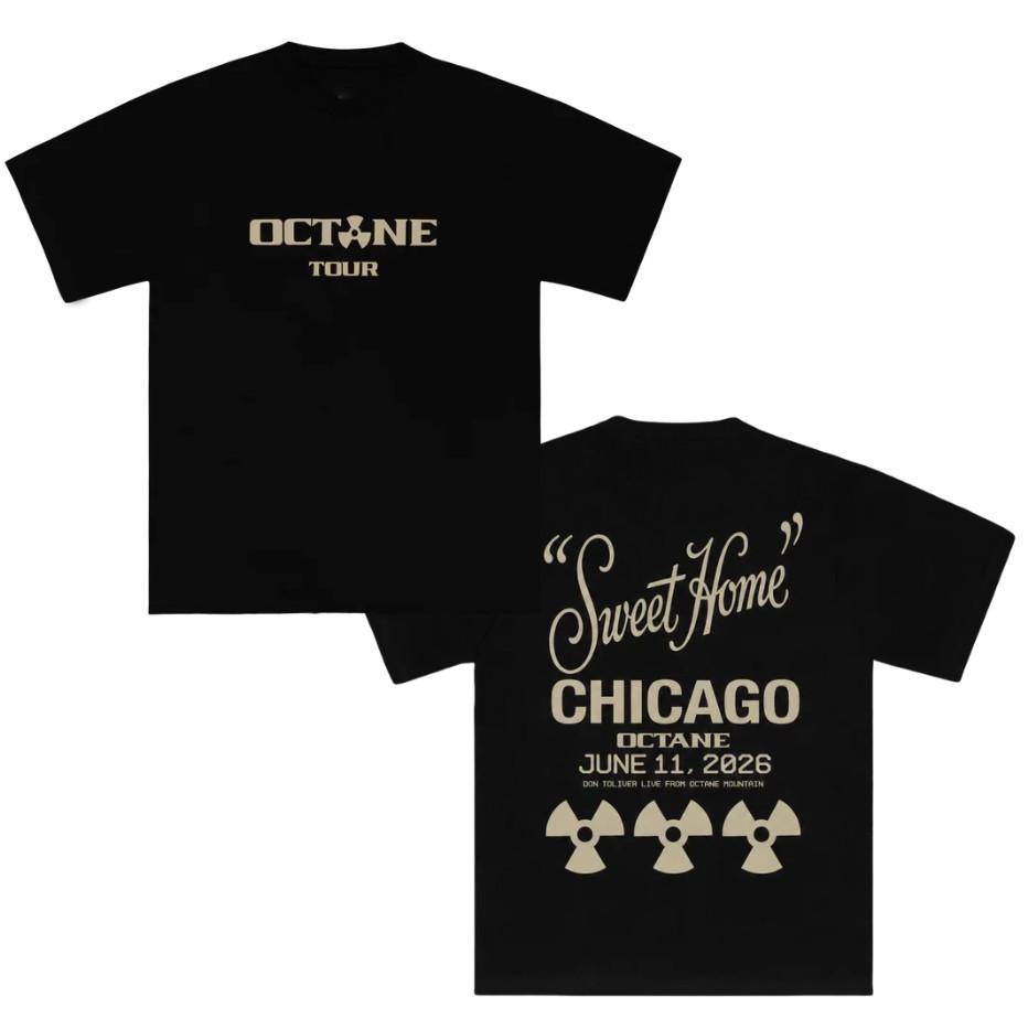 Don Toliver Merch - Octane Sweet Home Chicago On June 11, 2026 Shirt XL
