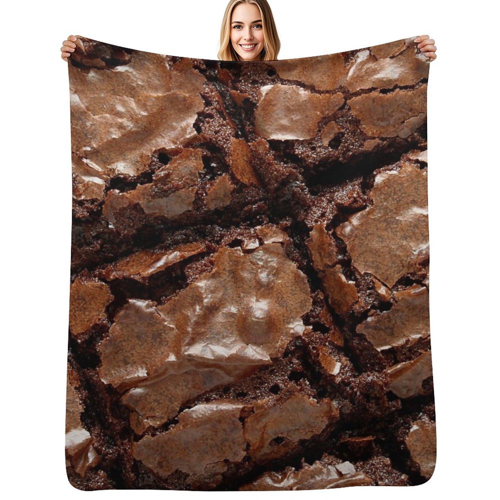 

Brownies Throw Blanket Warm Comfortable Blanket Gift for Parents Friends 102x76cm(40x30in)