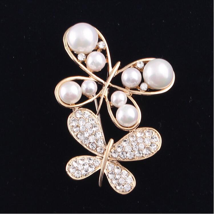 Hochwertige Luxus-Blumenperlenbrosche und Anstecknadel – kreatives, vielseitiges Accessoire
