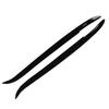 2Pcs Front Left Right Car Headlight Eyebrow Glossy Black Trim Decoration Replacement for BMW E39 1997‑2003 Car Accessories