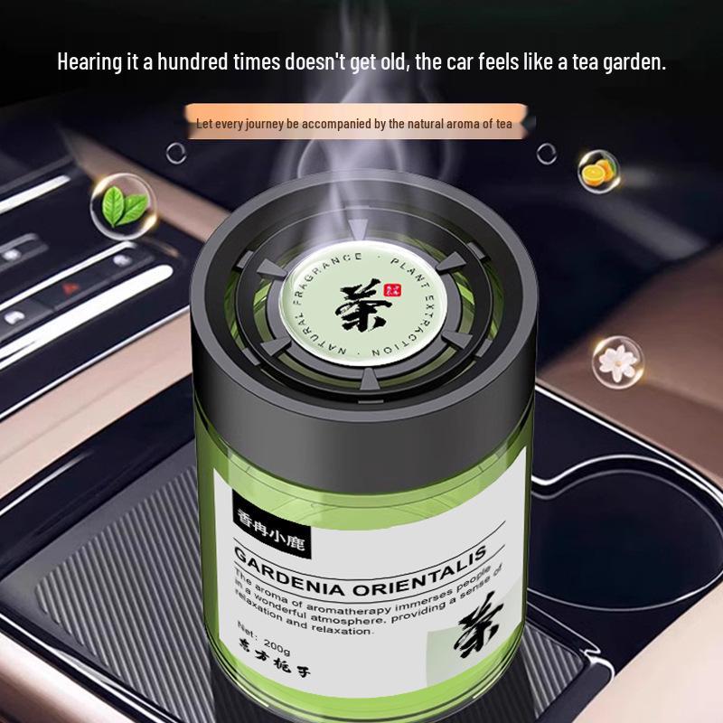 2025 Long-Lasting Tea Scent Car Air Freshener: Advanced Solid Balm for Car Interior Fragrance