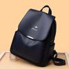 Schoolbag Brand Soft Leather Backpack Bag Women's 1011 New Fashion Korean Version Large Capacity Travel Versatile Soft Leather Women's Backpack