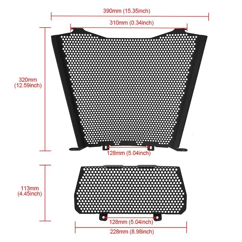 For BMW S1000RR/Sport/Motorsport  -2023 Radiator Grille Guard Cover And Oil Cooler Guard Set M1000R M 1000 RR S1000 R