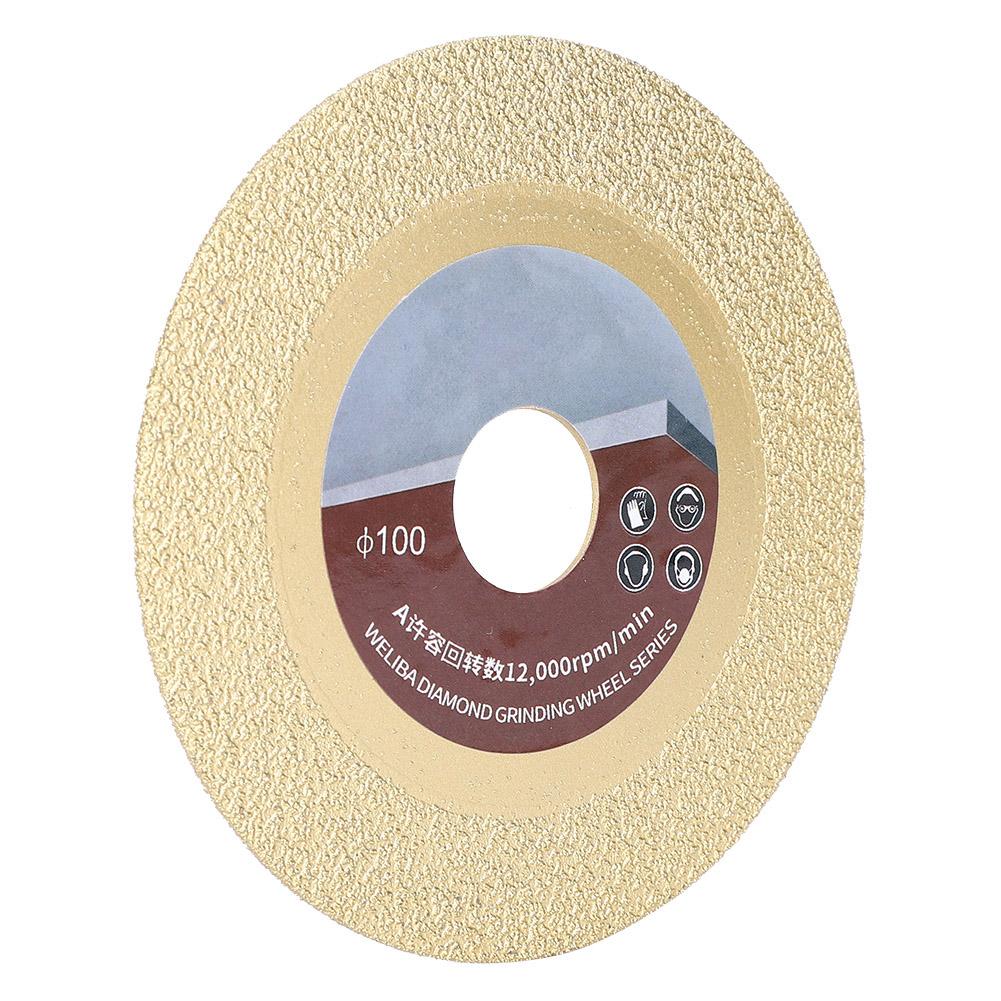 

100 мм 60 Меш Титановое Покрытие Паяные Алмазные Пильные Диски Отрезной Круг Диск Аксессуар