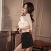 Sexy Underwear Pure Desire Professional Uniform Seduction Professional Flight Attendant Nightclub Cosplay Dress Sexy Hip Skirt