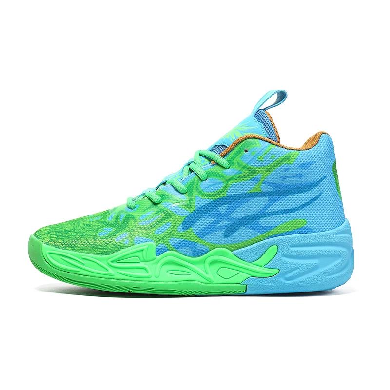 Graffiti Designer Sports Basketball Shoes Mens