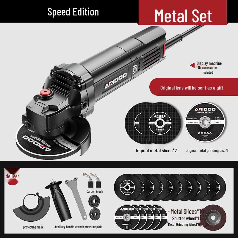 Német Multifunkcionális Sarokcsiszoló: Otthoni és ipari használatra köszörüléshez, polírozáshoz és vágáshoz.