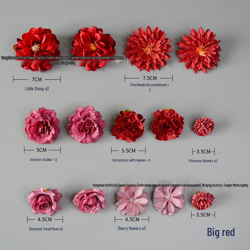 Silk Cloth Flower Wall Decorations for Weddings and Parties