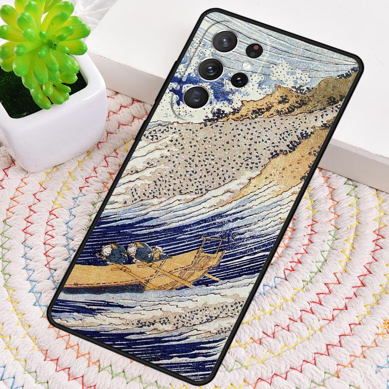 Ukiyo-e Japanese style Art TPU Phone Case For Samsung Galaxy note 10 pro S26 S25 S24 S23 S22 Ultra Plus S21 FE S20 Cover