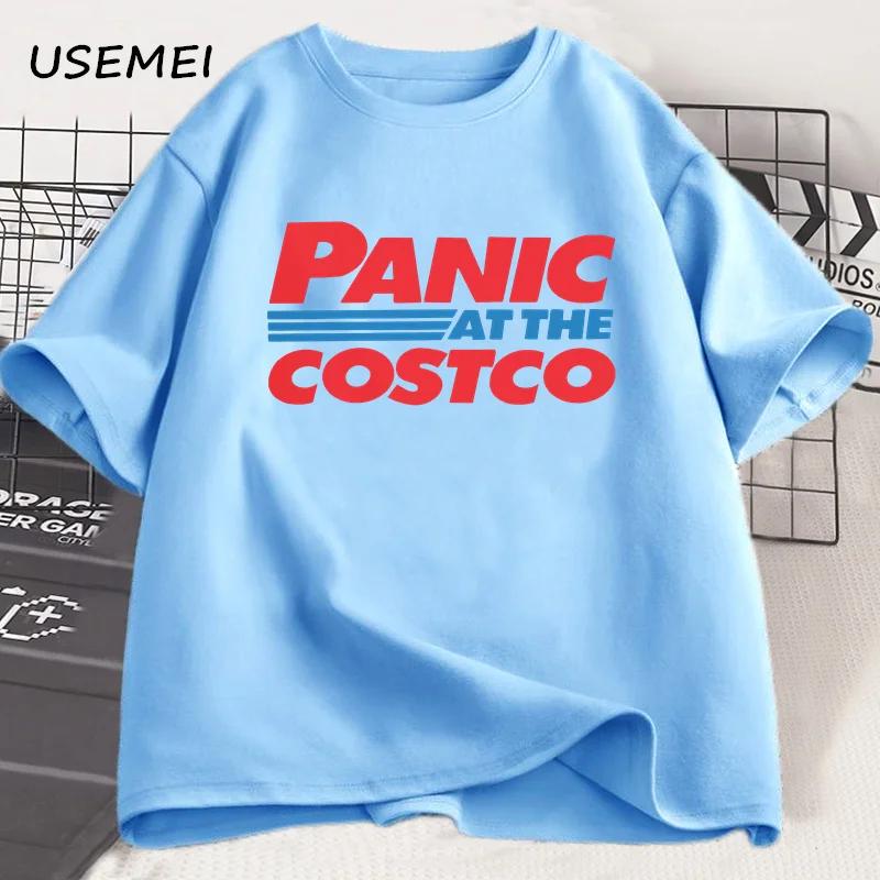 

Panic At The Costco Vintage Graphic T-shirts Costco Lovers Tee Women Men Oversized Streetwear Tshirt Men s Clothing Tees 4XL