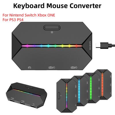 Conversor de Teclado e Mouse para Jogos G6L Adaptador de Teclado e Mouse para Jogos Móveis para Nintendo Switch Xbox ONE PS3 PS4 Acessórios de Jogo