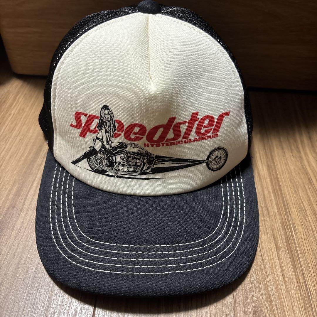 

[USED] HYSTERIC GLAMOUR Speedster Cap Black