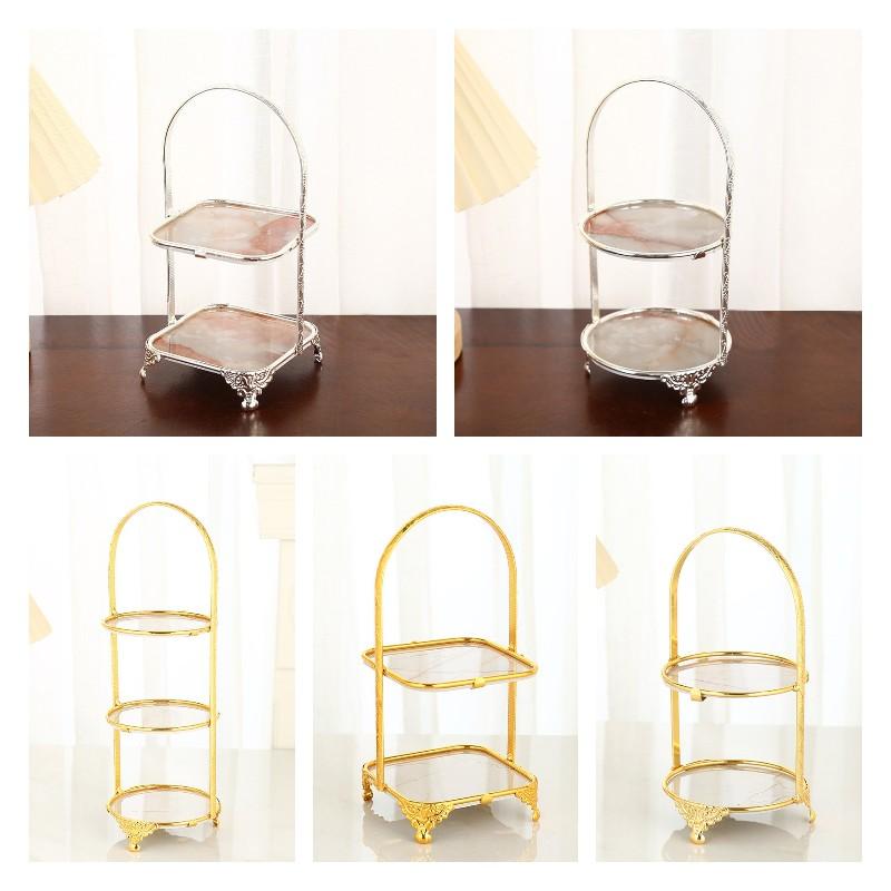 2or3tier Tray Dessert 3 Layer Food Cake Display Stand Wedding Candy Tray Stand